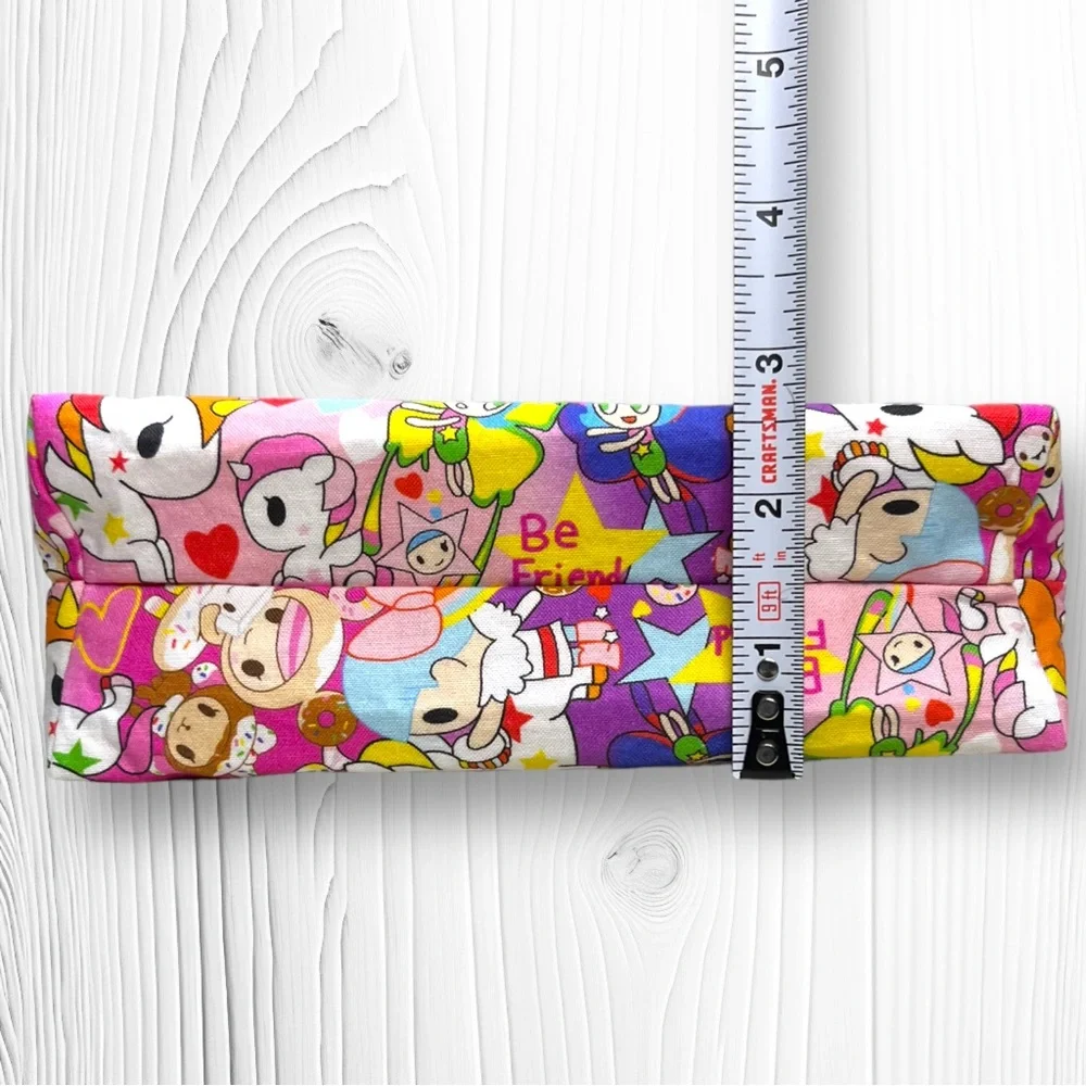 Tokidoki GF BF Zipper Pouch Pencil Case Handmade NEW